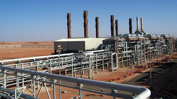 Instalações da British Petroleum na região argelina de In Aménas