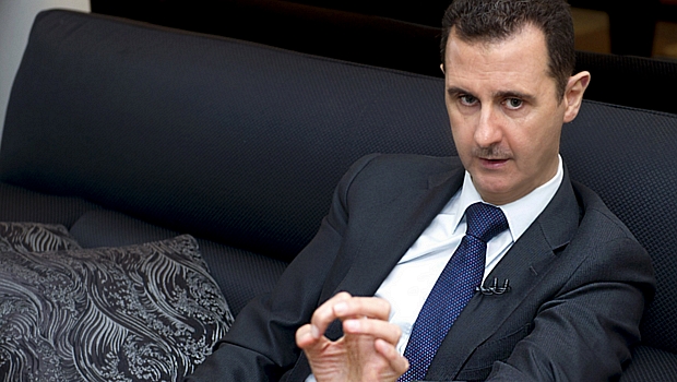 Bashar Assad, durante entrevista ao jornal alemão 'Frankfurter Allgemeine'