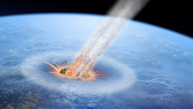 Explosão asteroide