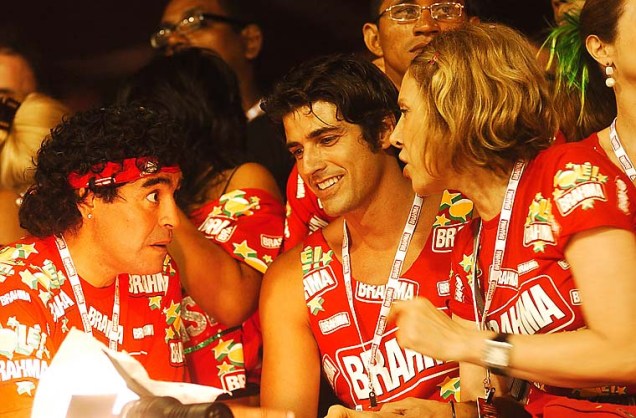 Diego Maradona esteve no Rio em 2006.