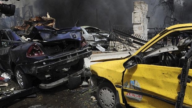 Carro-bomba explodiu no centro de Damasco