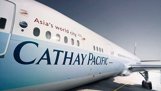 Avião da Cathay Pacific