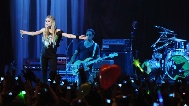 Avril Lavigne se apresenta no Credicard Hall, São Paulo