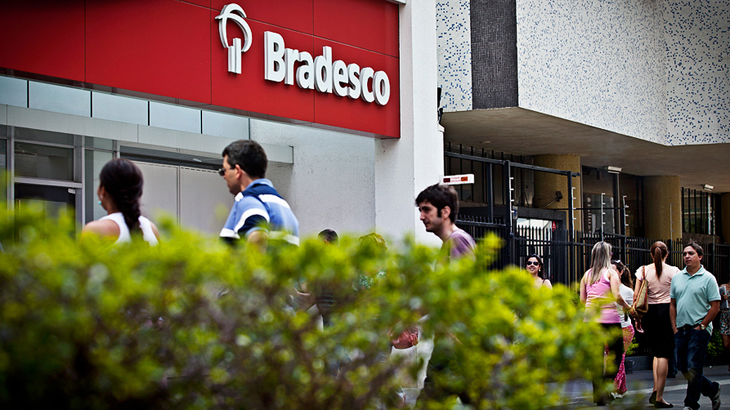 Banco Bradesco na avenida Paulista em São Paulo