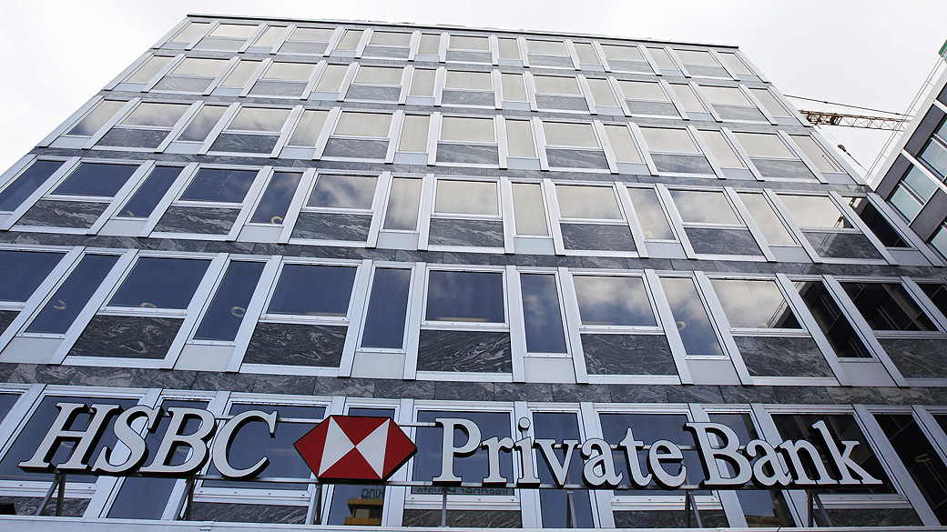 Fachada do banco HSBC em Genebra na Suíça