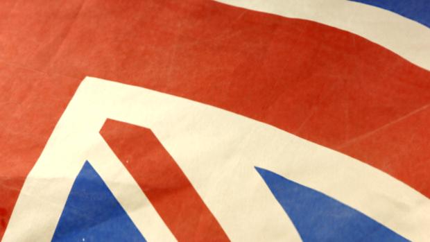 Detalhe da Union Jack, a bandeira britânica