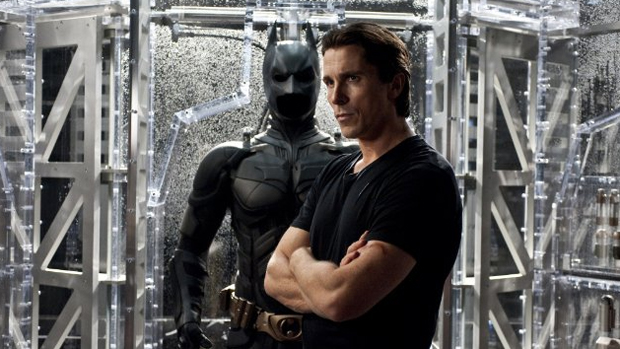 Christian Bale em Batman: O Cavaleiro das Trevas Ressurge, de 2008