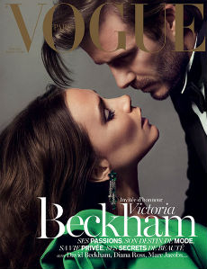 Victoria e David Beckham são capa da revista Vogue