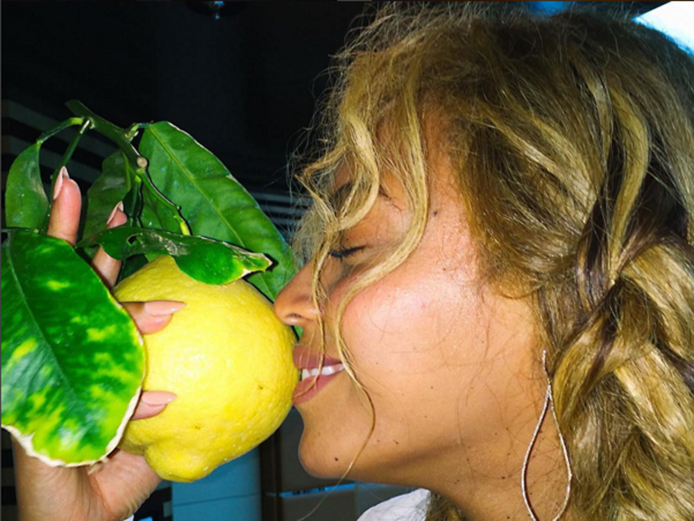 Beyoncé publicou imagem com limão em setembro, referência ao novo trabalho 'Lemonade'