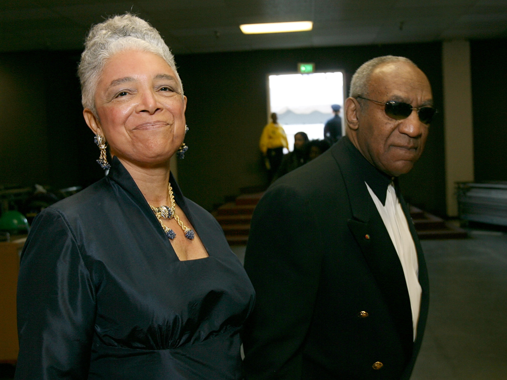 Bill Cosby e sua esposa Camille O. Cosby em Los Angeles, em 2007