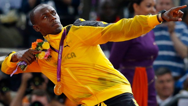 Usain Bolt, ouro nos 4x100m nos Jogos Olímpicos de Londres
