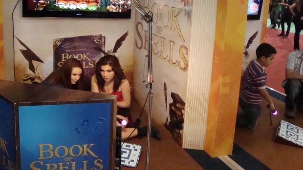 Book of Spells no estande da Sony