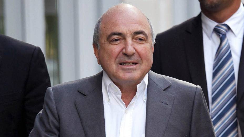 O oligarca russo Boris Berezovsky