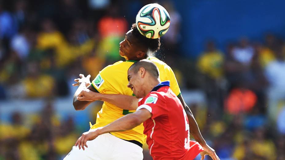 Brasil e Chile no Mineirão, em Belo Horizonte