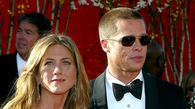 Jennifer Aniston e Brad Pitt juntos, no Prêmio Emmy de 2004