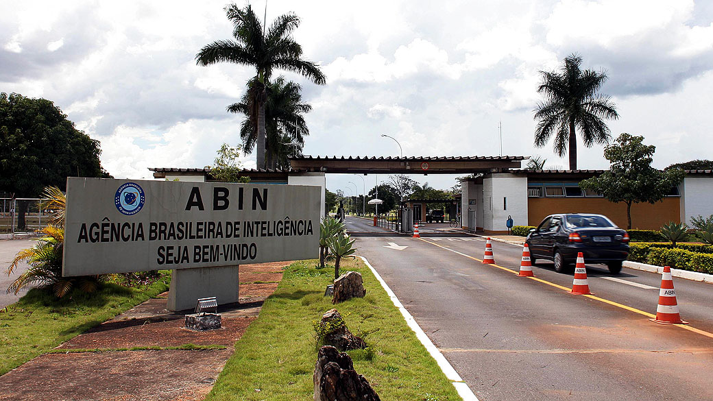 Entrada da sede da Abin (Agencia Brasileira de Inteligencia), em Brasilia