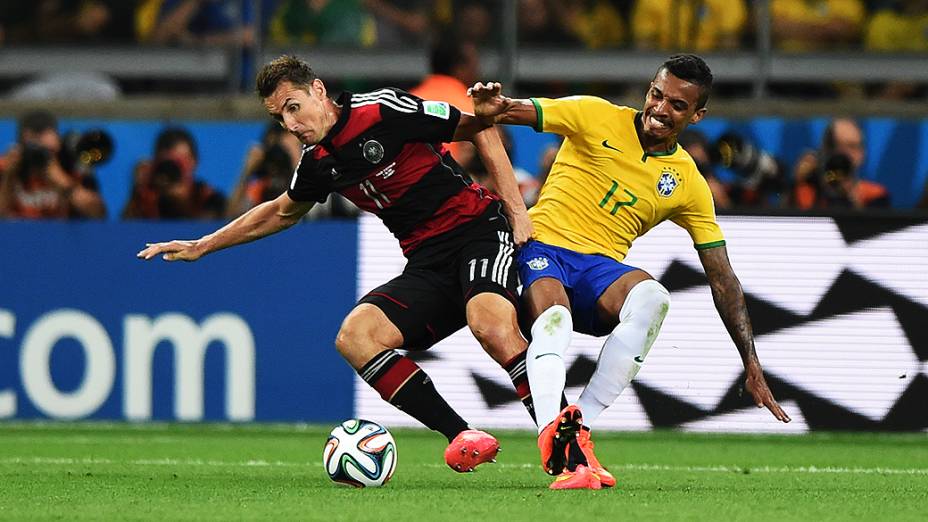 Lance no jogo entre Brasil e Alemanha
