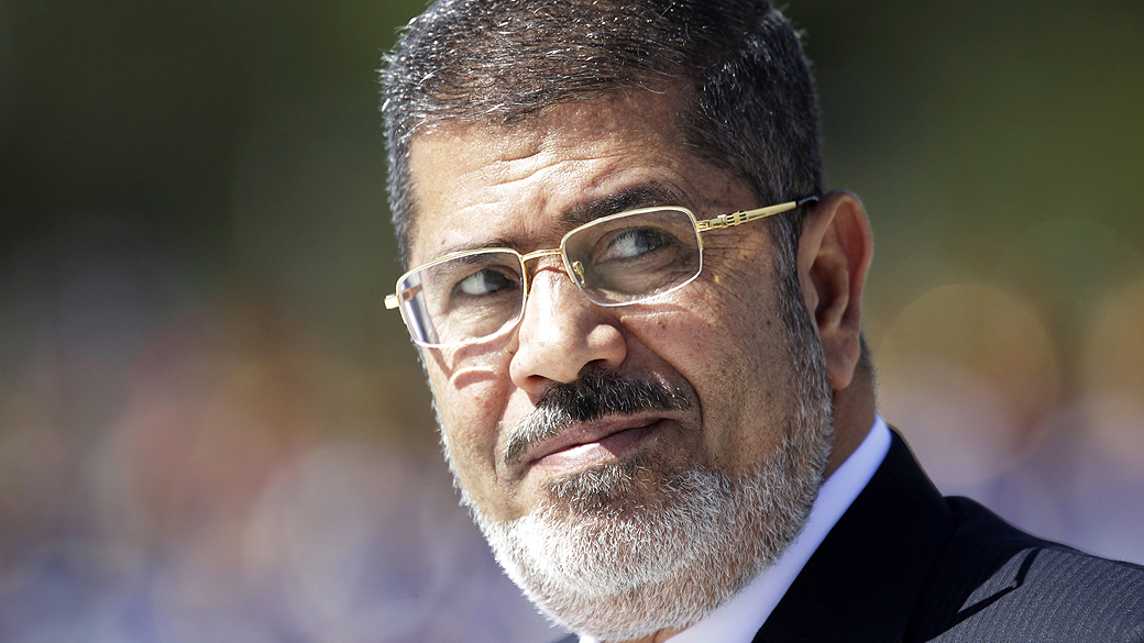 O presidente deposto do Egito, Mohamed Mursi