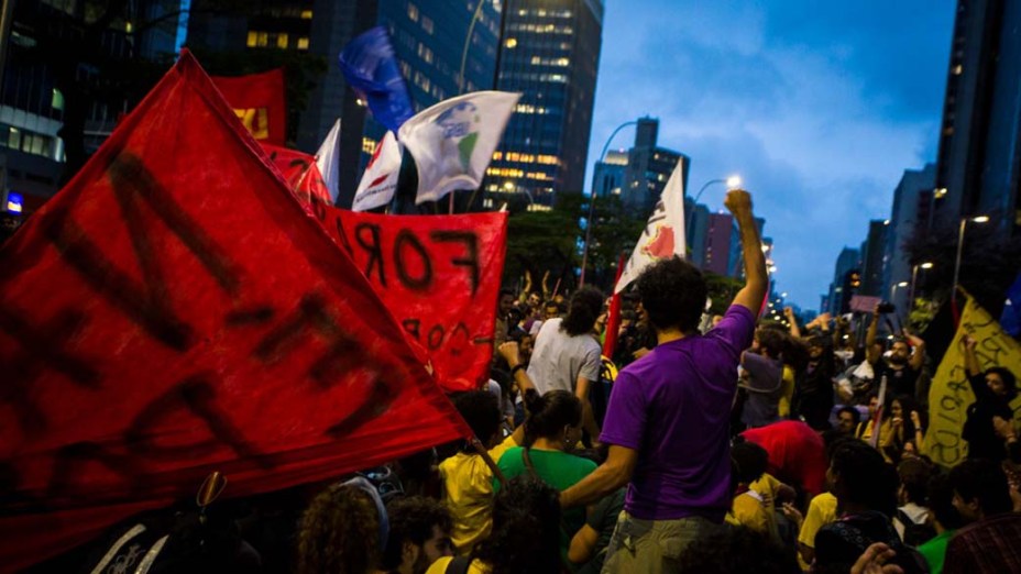 Protesto “Um Milhão pela Educação!” contra a política de educação do governo de São Paulo, nesta terça-feira (15)