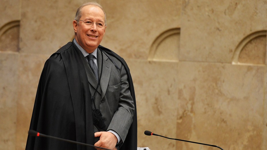 Ministro Celso de Mello, durante o julgamento do mensalão