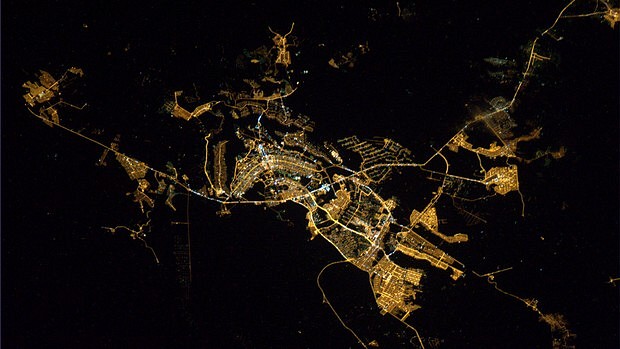 Brasília vista da ISS