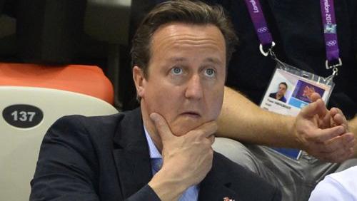 O primeiro-ministro David Cameron