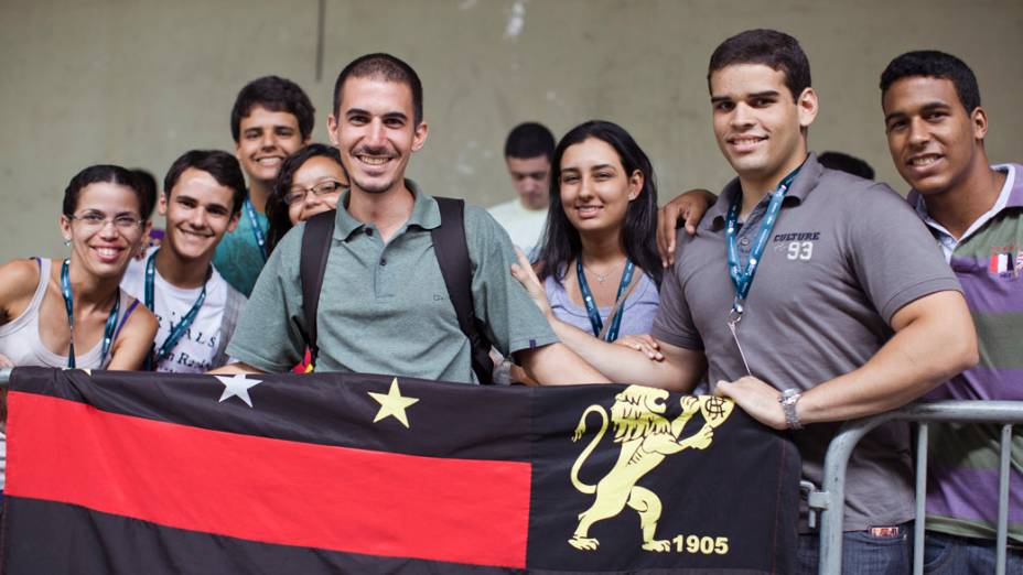 Caravana do Recife, Pernambuco, no primeiro dia da Campus Party no Parque Anhembi, São Paulo