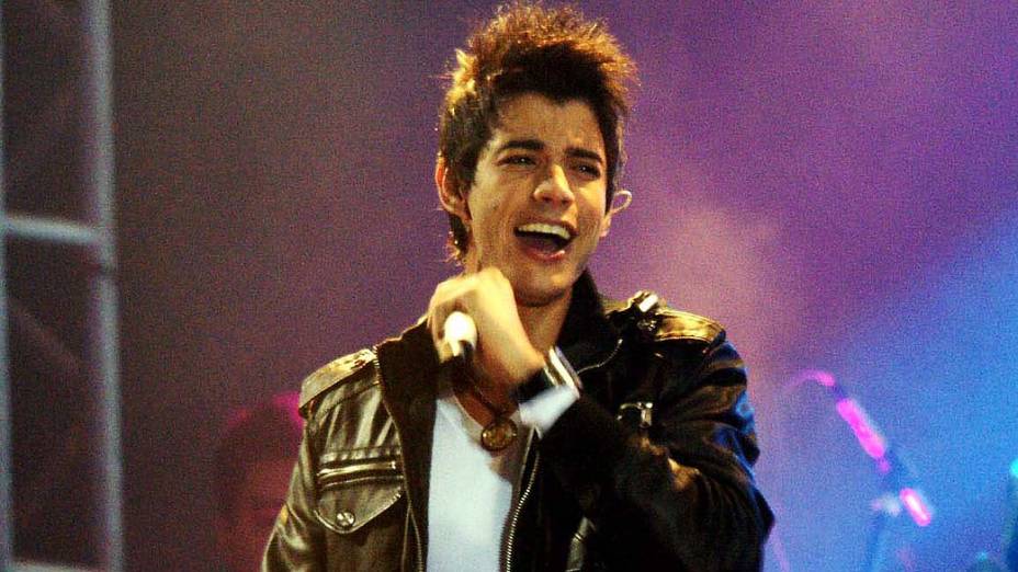 Gusttavo Lima durante show em Jaguariúna