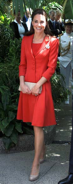 Catherine Middleton em Calgary, Canadá, em julho de 2011