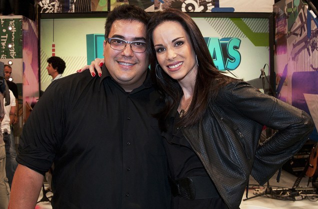 Ana Furtado e André Marques, dupla que dividiu a bancada do Vídeo-Show