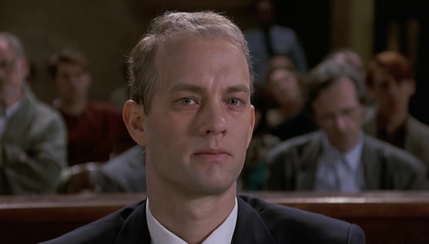 Tom Hanks no filme Filadélfia (1993) Tom Hanks no filme Filadélfia (1993)