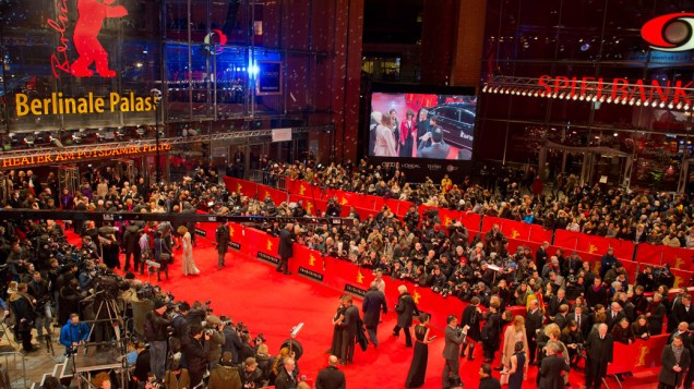 Convidados chegam para a exibição do filme ‘O Grande Hotel Budapeste’ no Festival de Berlim, na Alemanha