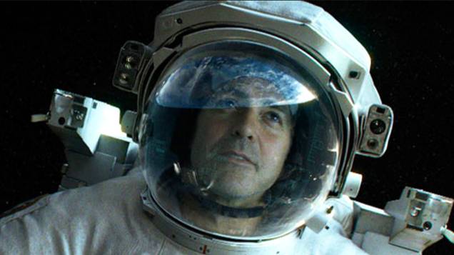 <p>O astronauta Matt Kowalski (George Clooney) no filme Gravidade</p>