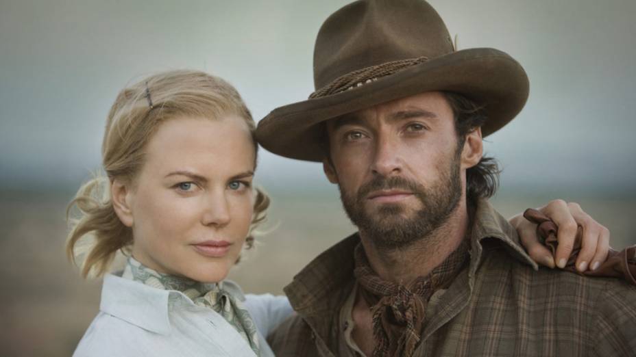 Hugh Jackman e Nicole Kidman no filme Austrália