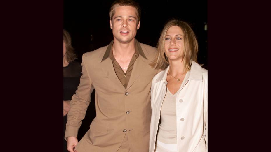 Jennifer Aniston e Brad Pitt em 2001