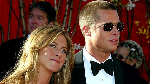 Jennifer Aniston e Brad Pitt em 2004