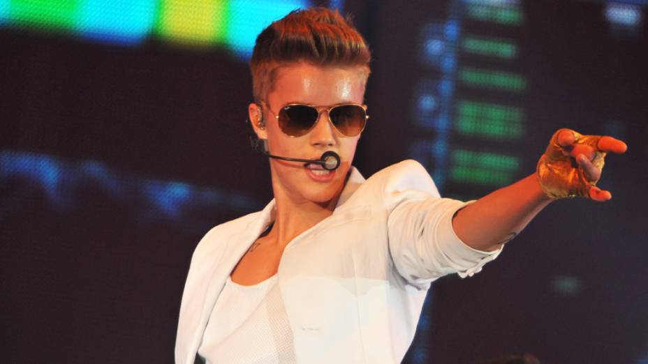 <p>Show de Justin Bieber em Nottingham, Inglaterra</p>