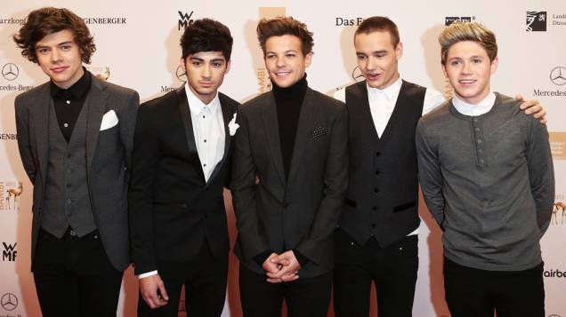 One Direction durante BAMBI Awards, em Duesseldorf, Alemanha