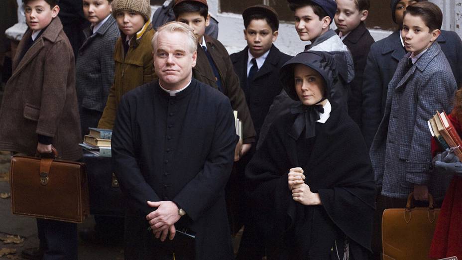 Philip Seymour Hoffman no filme "Dúvida" de John Patrick Shanley