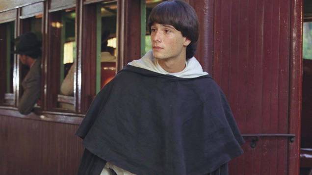 Rodrigo Santoro durante a minissérie Hilda Furacão, no ano de 1997 Rodrigo Santoro durante a minissérie Hilda Furacão, no ano de 1997