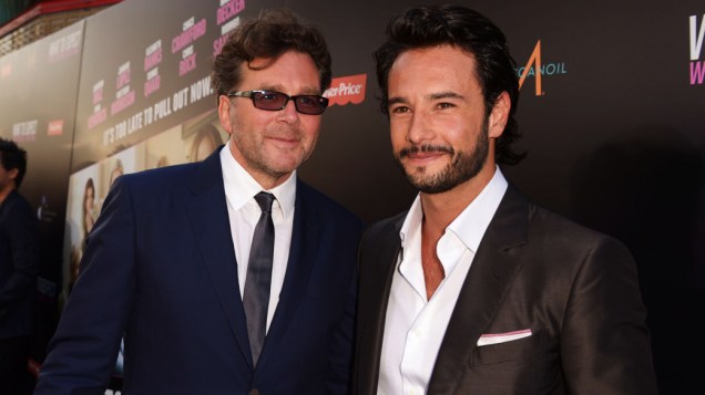 O diretor Kirk Jones e Rodrigo Santoro, em Hollywood