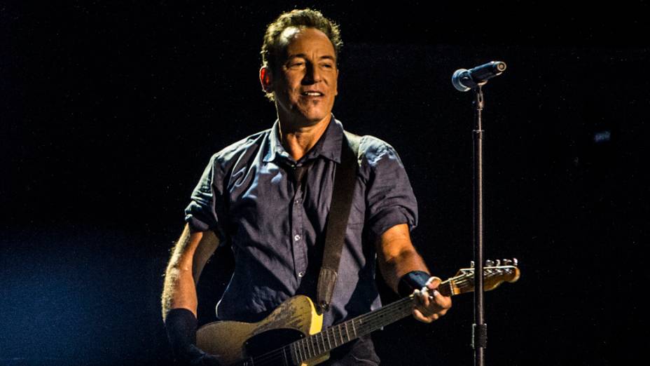 Bruce Springsteen faz show no Espaço das Américas, em São Paulo