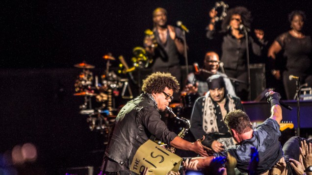 Bruce Springsteen faz show no Espaço das Américas, em São Paulo
