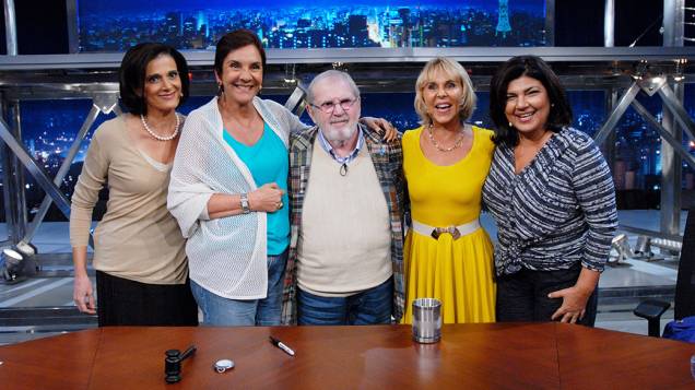 Lillian Witte Fibe, Lucia Hippolito, Jô Soares, Ana Maria Tahan e Cristiana Lôbo