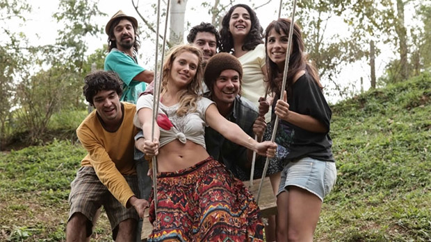 Cena do filme Entre Nós, de Paulo Morelli, com Caio Blat, Maria Ribeiro, Paulo Vilhena e Carolina Dieckmann no elenco