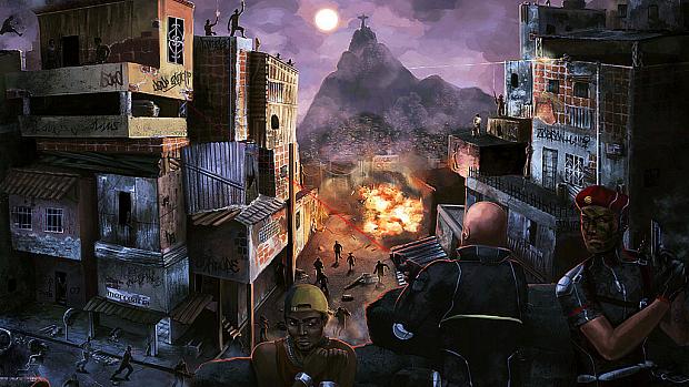 Cena do game Favela War