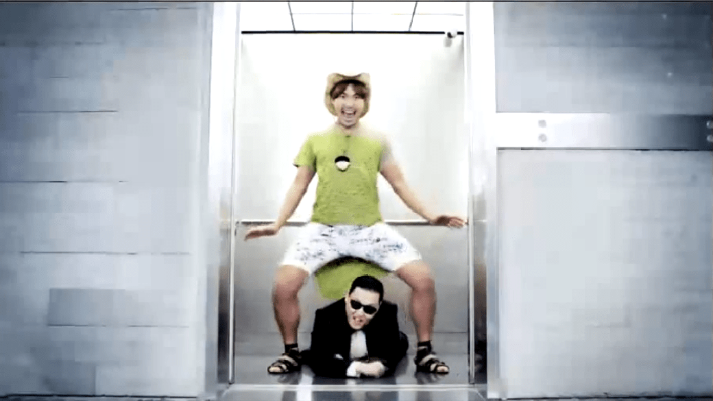 Cena do vídeo 'Gangnam Style'
