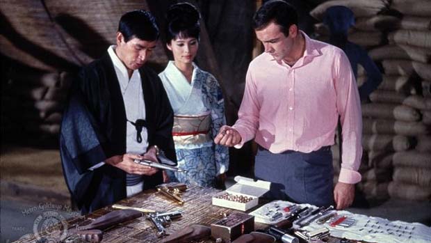 Cena do filme Com 007 Só se Vive Duas Vezes (1967), outro estrelado por Sean Connery