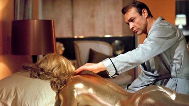 Cena do filme 007 contra Goldfinger (1964)
