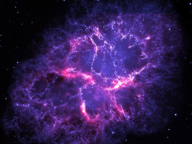 Nasa, a agência espacial americana, homenageia Prince com uma foto da nebulosa do Caranguejo, um remanescente de supernova, na constelação do Touro